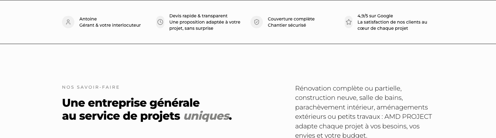 Repères de confiance : interlocuteur, garanties, avis Google