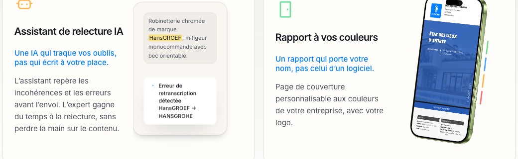 Relecture IA et rapport personnalisé